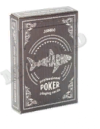 карты игральные shark black профессиональные 54шт ин-3888 /miland