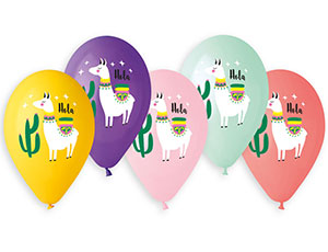 шар возд. 14" лама hola ассорти 1103-1803 изображение шар возд. 14" лама hola ассорти 1103-1803