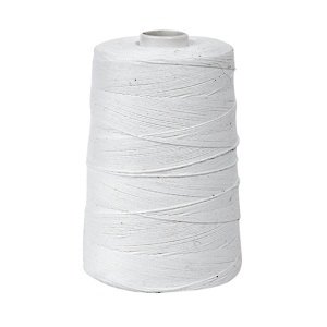 нить лавсановая для прошивки документов, 1мм, 1000м, 210лш,  белая 601578, 236729661