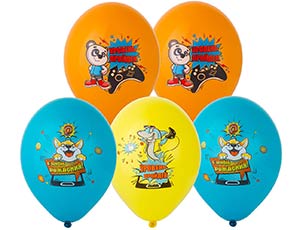 шар возд. 14" зверюшки-геймеры ассорти 1103-2438 изображение шар возд. 14" зверюшки-геймеры ассорти 1103-2438