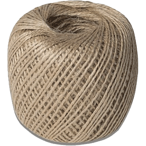 шпагат джутовый банковский, полированный, длина 165м, диаметр 1.5мм, 1200текс 4165706 /devente