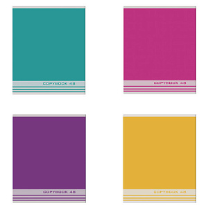 тетрадь 48 л., клетка, офсет №2 эконом, обложка картон, однотонная, 402322 /st изображение тетрадь 48 л., клетка, офсет №2 эконом, обложка картон, однотонная, 402322 /st