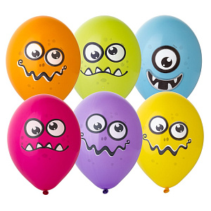 шар возд. 14" забавные монстрики ассорти 1103-1946 изображение шар возд. 14" забавные монстрики ассорти 1103-1946