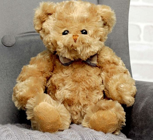 игрушка мягкая медвежонок в бабочке, 15см ассорти, ат365186 /lapkin изображение игрушка мягкая медвежонок в бабочке, 15см ассорти, ат365186 /lapkin