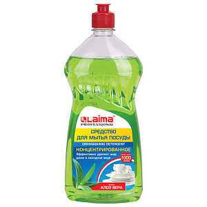 средство для мытья посуды концентр. 1л алоэ вера professional 604647 /laima