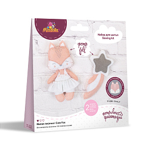 набор для шитья из фетра милая лисичка tf-0365 /miadolla