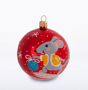 шар 4 зодиак 2020 к/у с1068 /ёлочка изображение шар 4 зодиак 2020 к/у с1068 /ёлочка