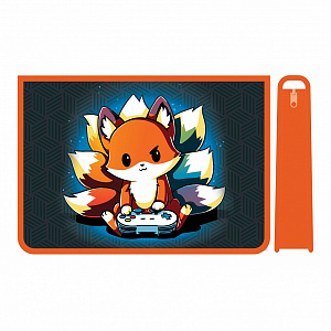 папка для труда а4, молниясверху, с внутр. планкой, пластик, для девочек, птр-22 /пчелка