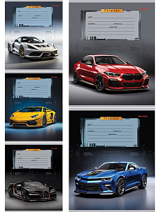 тетрадь 18л линия  красивые авто. мо, 18-5589 /пп