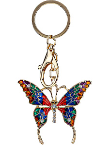 брелок со стразами яркая бабочка 5,5*5см т-9128 /miland изображение брелок со стразами яркая бабочка 5,5*5см т-9128 /miland
