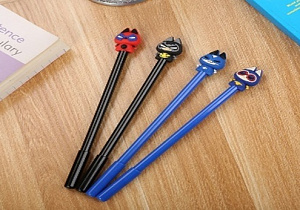 ручка 0,5 коты-супергерои гелевая, ассорти синяя 71256 /centrum