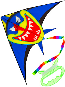 воздушный змей акула-охотник 165*73см, пакет  ик-1168