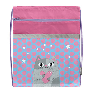 мешок для обуви amore cat 49*41см  2 отделения мобк-амк /scформат