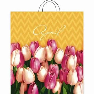 пакет с ручками, петля 40*42, апрель, 45мкм /инт изображение пакет с ручками, петля 40*42, апрель, 45мкм /инт фото