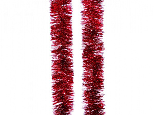 мишура яркая искра 2м d100 красная ну-1524 /miland