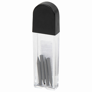 грифели запасные для циркуля, комплект 4 штуки по 17 мм, в тубе, твердость hb, толщина 2 мм, пифагор, 210601 изображение грифели запасные для циркуля, комплект 4 штуки по 17 мм, в тубе, твердость hb, толщина 2 мм, пифагор, 210601