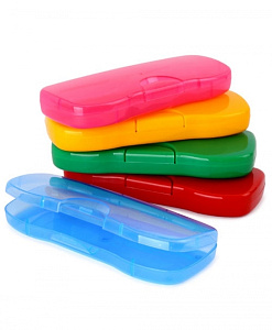 пенал-футляр пластиковый цвет ассорти пн60,61,65, 62 /стамм