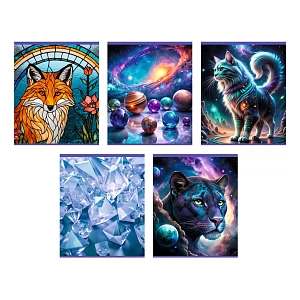 тетрадь 48л клетка фантастическое свечение. мко, ламин. софттач, выб.лак, 489194 /эксмо изображение тетрадь 48л клетка фантастическое свечение. мко, ламин. софттач, выб.лак, 489194 /эксмо