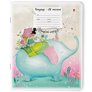 тетрадь 18л линейка волшебные миры 5диз.асс, мко, 7-18-479/2 /альт