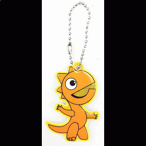 брелок виниловый светоотражающий dinosaur 4*6см 9082010 /dev изображение брелок виниловый светоотражающий dinosaur 4*6см 9082010 /dev