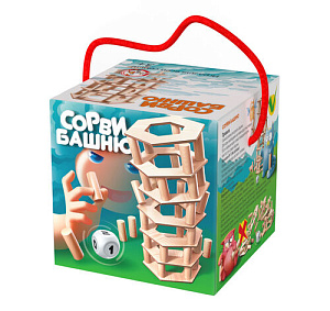 игра настольная сорви башню, 3+, 02985 /дескор