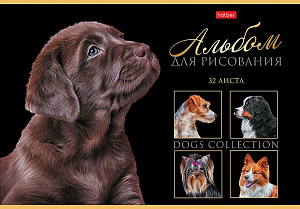 альбом 32л для рисования на скобе /hatber   портрет лучшего друга. мко, 32а4вмв 079720