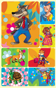 наклейки 153*92мм рисованные животные 4-10-0058 /miland наклейки 153*92мм рисованные животные 4-10-0058 /miland