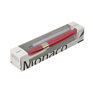 ручка 0,5 monaco, софттач, синяя, красный корпус, с доп.стержнем к/к 20-0125/04-02 /bv