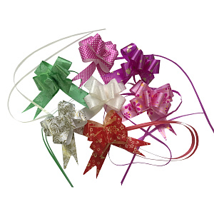 бант-затяжка 3*12см глянцевый 9976427 фото