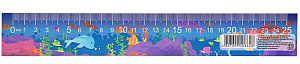 закладка-линейка подводный мир 250мм зл-25 /пчелка изображение закладка-линейка подводный мир 250мм зл-25 /пчелка
