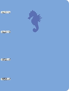 книга для записей /listoff а5 120л на кольцах harmony. голуб.исккожа, лайт обл.пби1204902