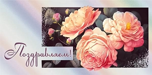 конверт поздравляем! текст 075.632 /мирпоздр